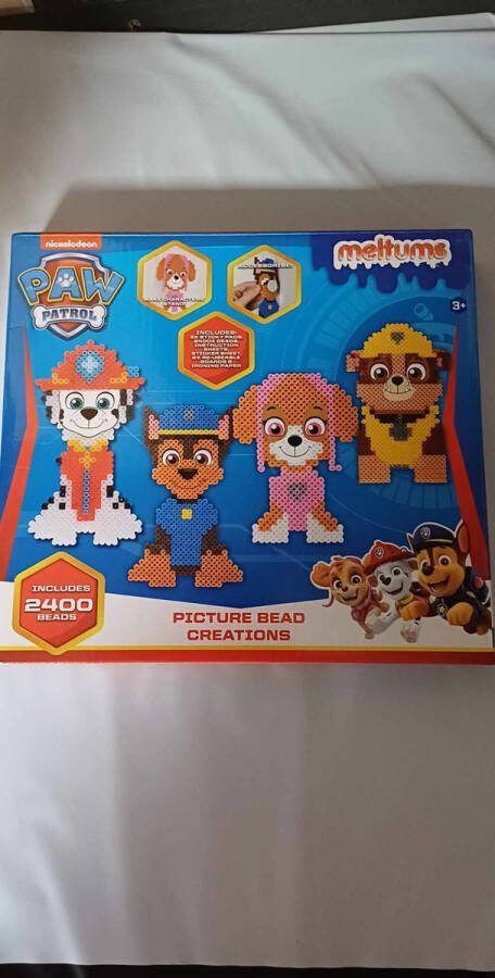 PAW Patrol strijkkralen set met 2400 kralen en vormpjes