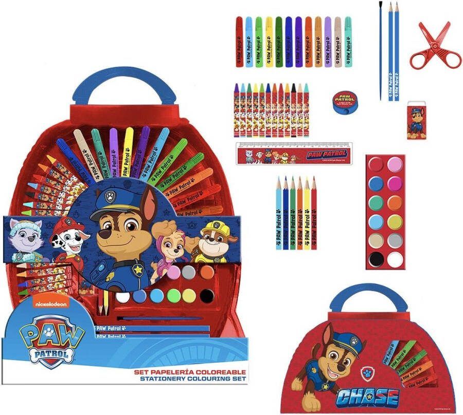 PAW Patrol Tekenen Tekenset Tekenkoffer 50 Pieces