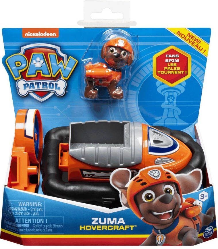 PAW Patrol Zuma's Hovercraft speelgoedauto met speelfiguur