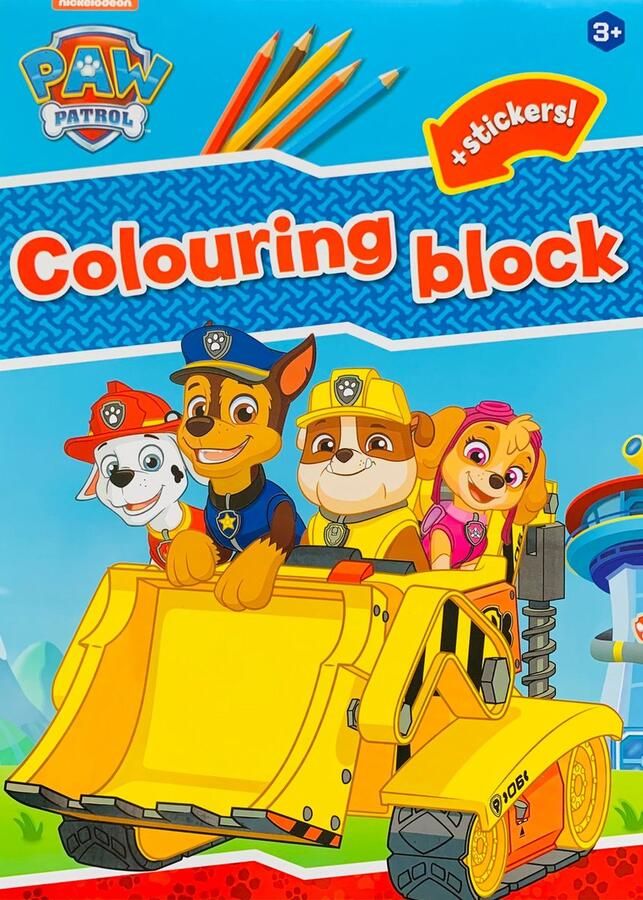 Paw Pawtrol PAW Patrol kleurboek met stickers 2 A4 Kleurboek Sticker PAW Patrol speelgoed Kleurboek voor kinderen Knutselen meisjes Knutselen jongens