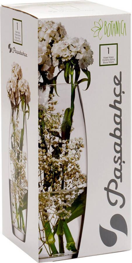 Paşabahçe Pasabahce Vaas Botanica 26 X 11 Cm Glas Transparant