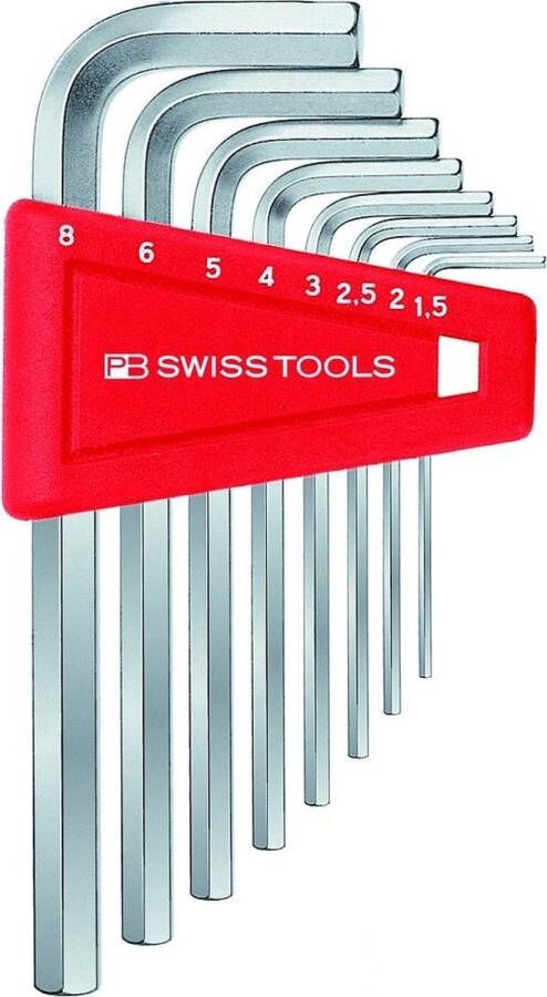 Pb-Swiss Tools Inbussleutelset PB 210.H-8-delig
