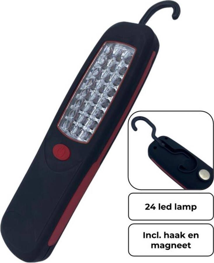 PD Looplamp 24 Led Rubber Magneet ophanghaak