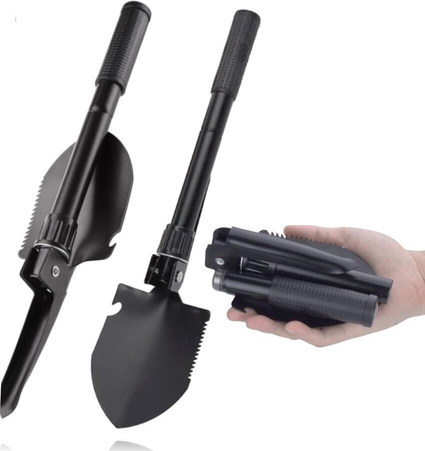 PD Opklapbare Schep Schop Mini Pioniersschep Opvouwbaar Multifunctioneel Gereedschap voor Tuin- en Outdoor Avonturen