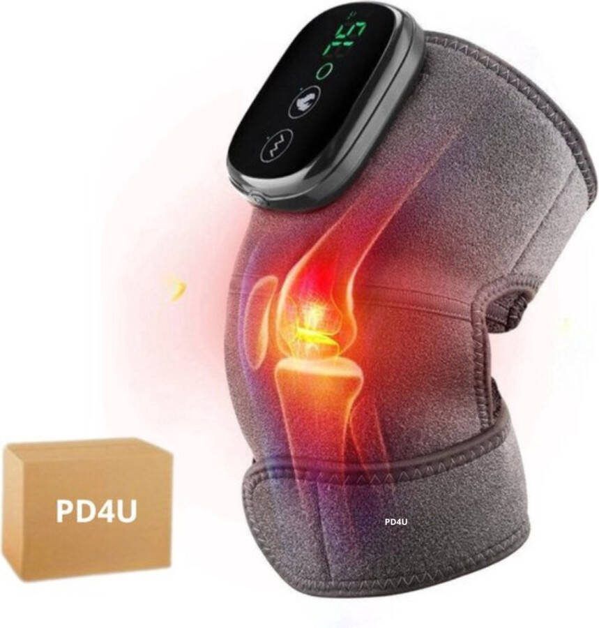 PD4U Knie Massage Apparaat Gewrichtsmassage Schouder massage Knie massage Elleboog Massage Draadloos -3 in 1 Grijs
