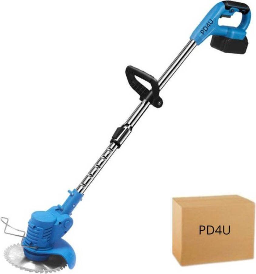 PD4U Onkruidborstel Set Onkruidverdelger Electrisch Voegenborstel Onkruidborstel Bosmaaier Inclusief 2 accu's en oplaadkabel