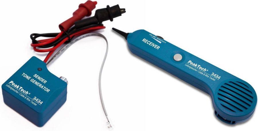 Peaktech 3434 kabelzoeker toongenerator RJ45 RJ11 LAN netwerk