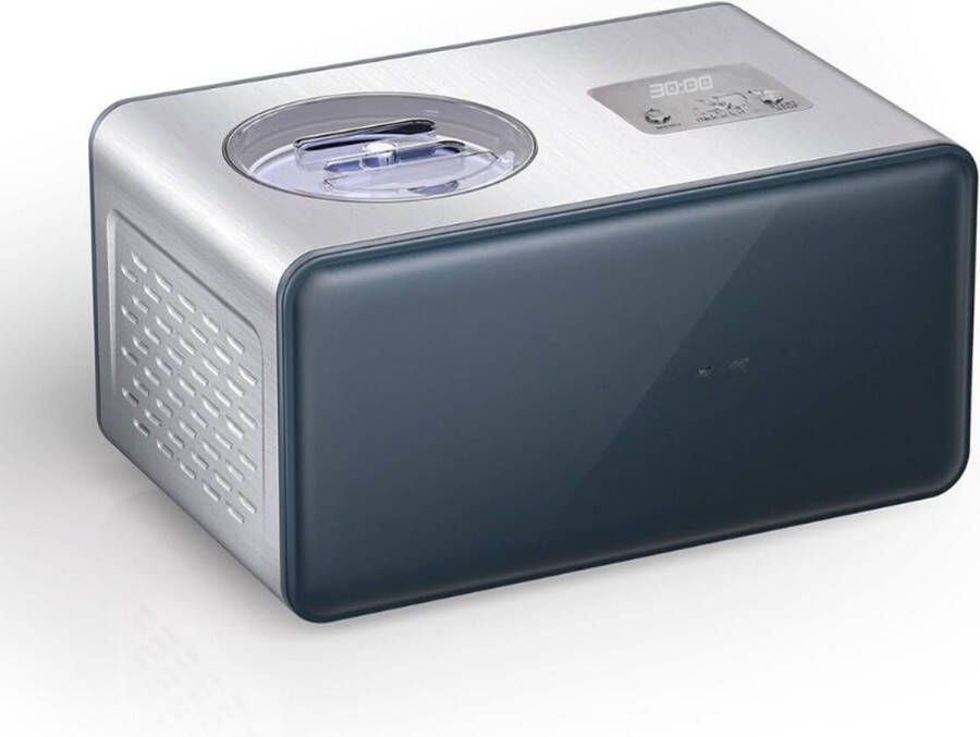 PEAM 3-in-1 IJsmachine Met Ingebouwde Compressor: Maak IJs Frozen Yoghurt En Sorbet In Slechts Een Uur!