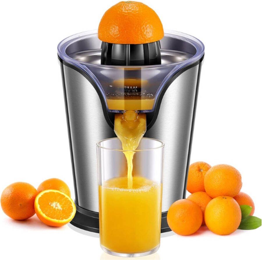 PEAM Elektrische Citruspers Met Stille Motor – Anti-Druppeluitloop 2 Kegels Voor Sinaasappel Citroen & Grapefruit – Roestvrij & Vaatwasmachinebestendig