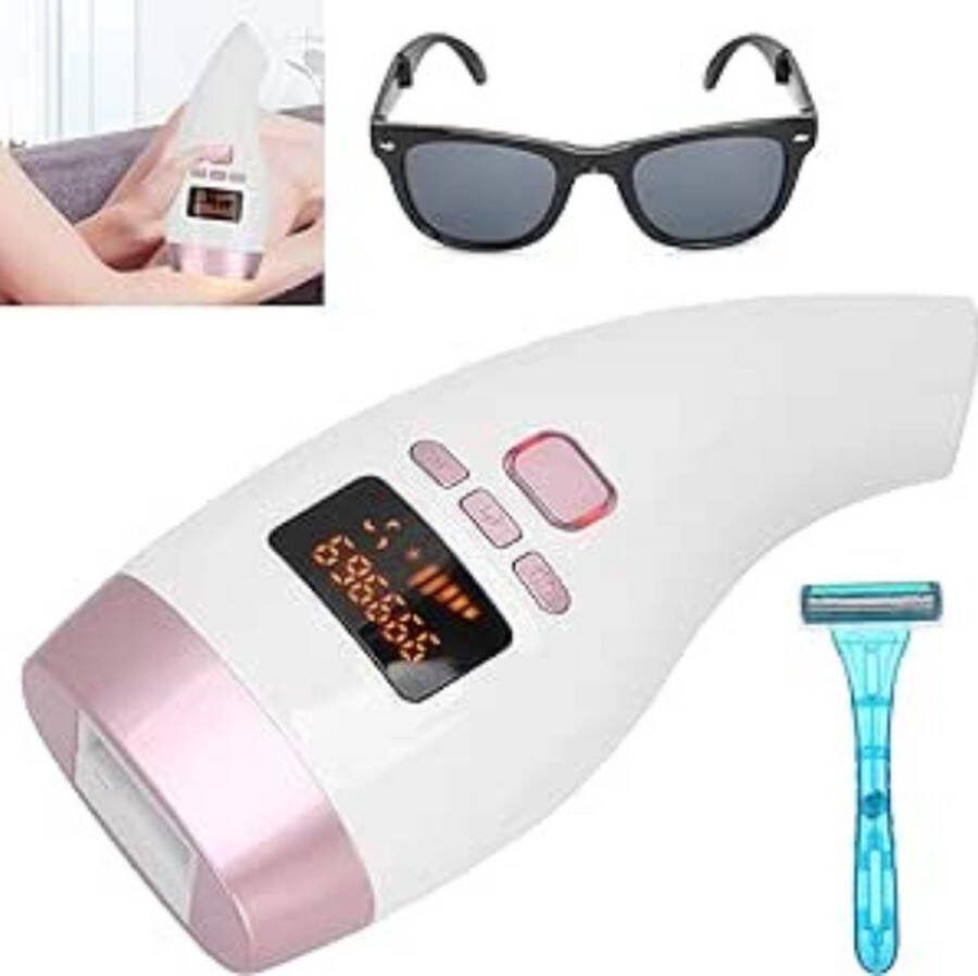 PEAM Epilator IPL Ontharingsapparaat voor een Verkoelende Ontharingservaring op Gezicht Benen Armen Oksels en Lichaam. Veilig en Effectief met Universele Spanningscompatibiliteit
