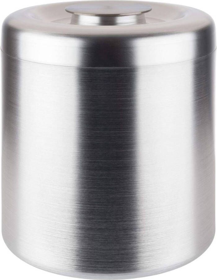 PEAM Ijsemmer 3 Liter Inhoud Aluminium Ijsbak 18 5 CM X 18 5 CM X 20 CM Ijsblokjeshouder
