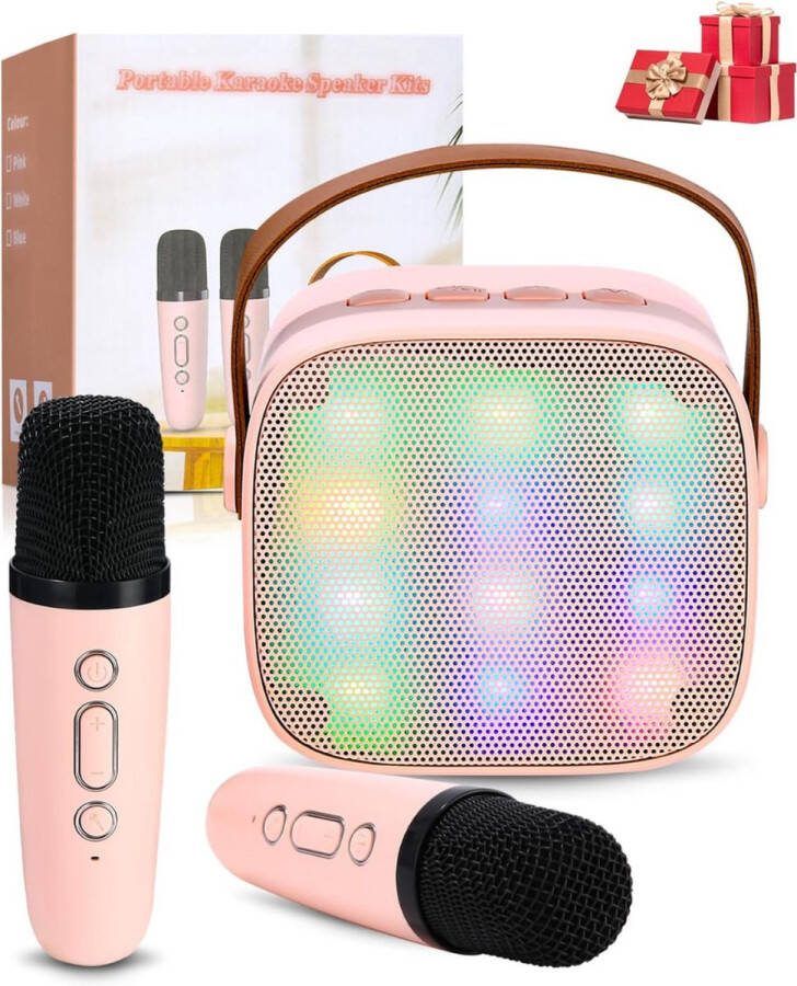 PEAM Karaokeset Karaoke-systemen Draagbare Bluetooth Draadloze Microfoons Stemwisselende Effecten