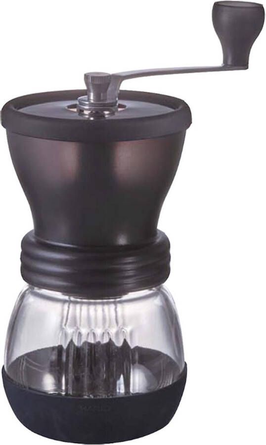 PEAM Koffiemolen Geniet van de Authentieke Smaak van Versgemalen Koffie met deze Stijlvolle en Duurzame Handmatige Koffiemolen van Glas en Keramiek