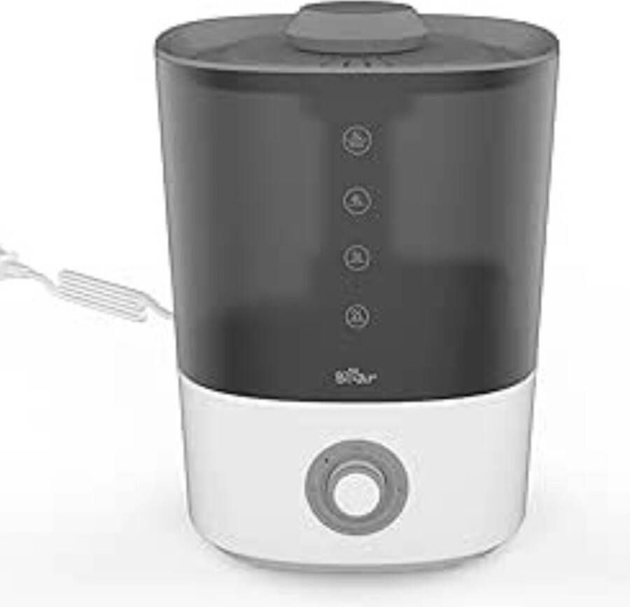 PEAM Luchtbevochtiger 5 liter Top-fill Geschikt voor Planten en Baby's 35 uur Gebruiksduur Automatische Uitschakeling Fluisterstil Eenvoudig te Reinigen Babyluchtreiniging