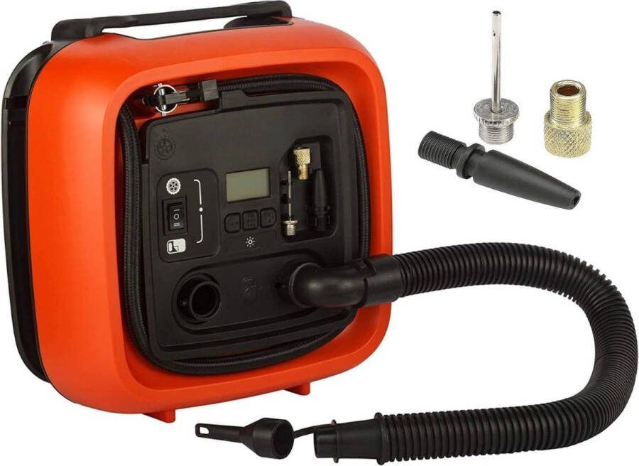 PEAM Luchtcompressor Krachtige 12V Compressor Luchtpomp met 2 Bedrijfsmodi Pompmodus en 160 psi Capaciteit voor Banden Ballen Rolstoelen en Meer