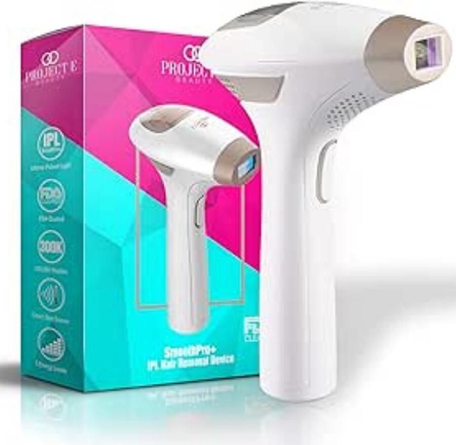 PEAM Epilator IPL Ontharingsapparaat voor Vrouwen en Mannen met 300.000 Flitsen Permanent en Pijnvrij voor Gezicht en Lichaam