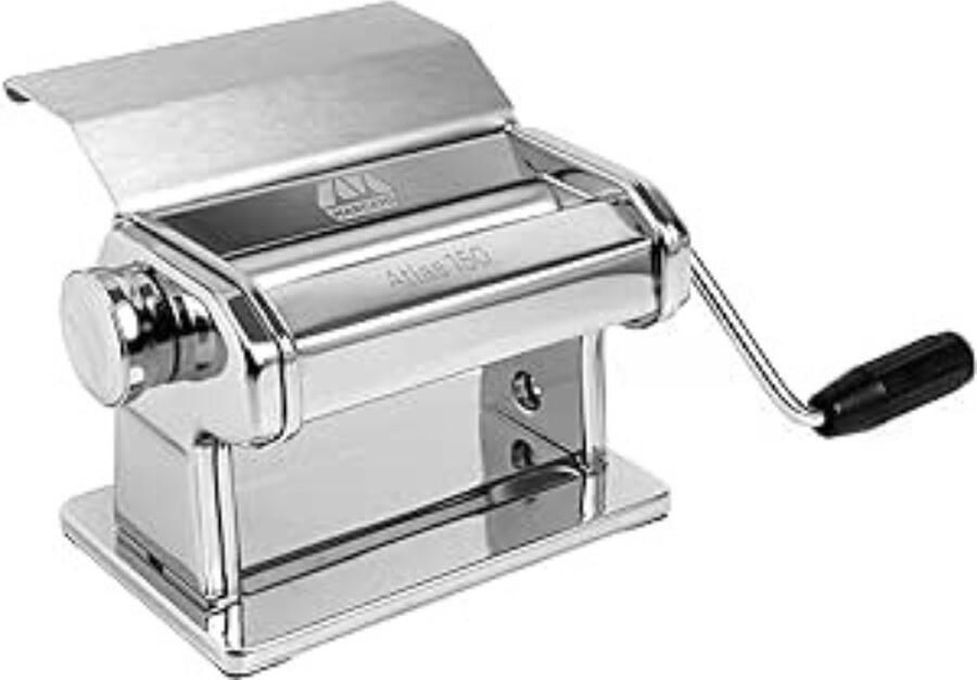 PEAM Pastamachine Verchroomd Stalen Constructie Geschikt voor Lasagne en Bakkerij Compatibel met 12 Extra Maten Authentiek Italiaans Ontwerp