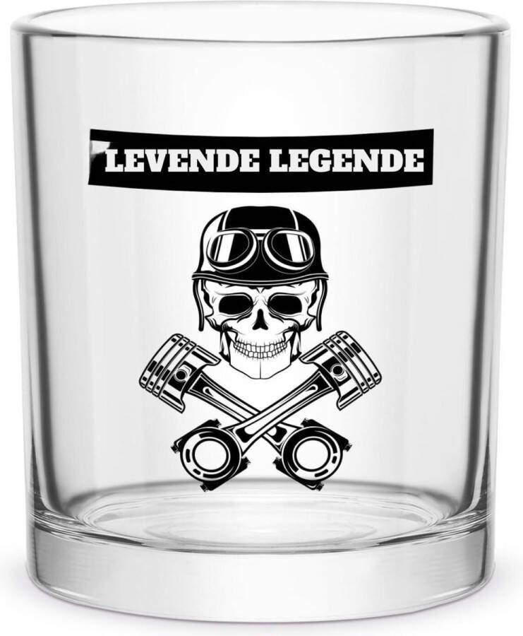 PEAM Persoonlijk Whiskyglas Met Doodskop Gravure – Perfect Kerstcadeau Voor Mannen 300 ml