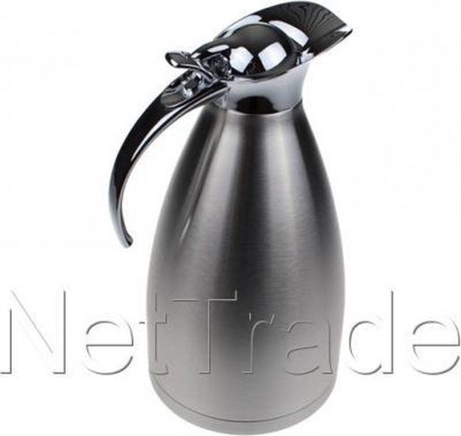 Pearl Schenkkan 1 liter inox uitvoering