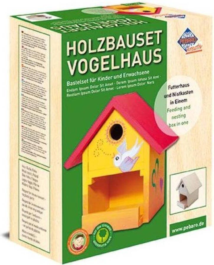 Pebaro Vogelhuis Bouwset 466 incl. hout en gereedschap