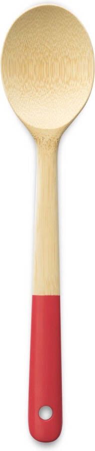 Pebbly Keukenlepel Bamboe 30 cm Rood