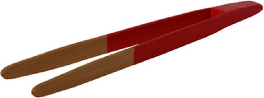 Pebbly Broodrooster Tang Bamboe Magnetisch Rood 24 Cm