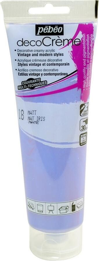 Pébéo Verf iris acryl mat 120 ml
