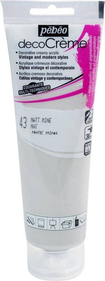 Pébéo Verf mijn acryl mat 120 ml