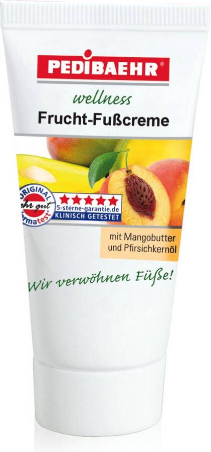 Pedibaehr Voetcrème Mango-Perzik 10957 30 ml Wellness Vegan