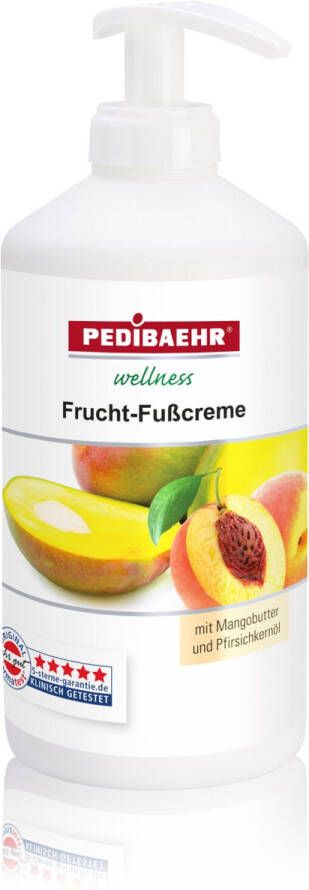 Pedibaehr Voetcrème Mango-Perzik 11551 500 ml Wellness Vegan