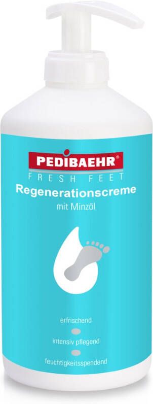 Pedibaehr Voetcrème Regeneratiecrème Fresh Feet 11593 500ml Met Doseerpomp