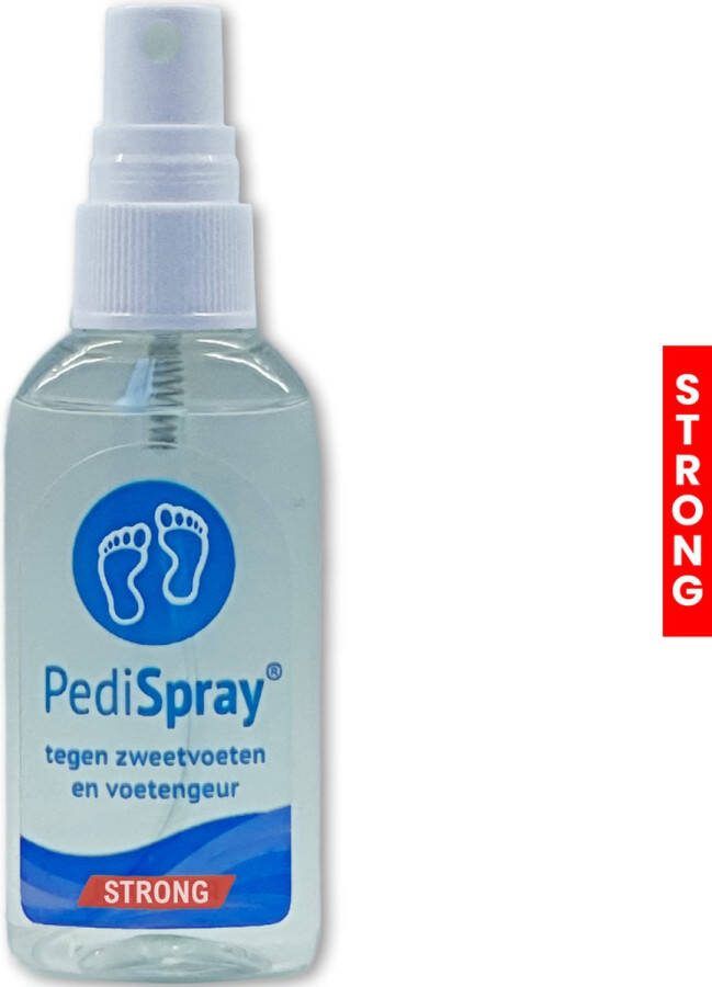 PediFris PediSpray Strong Voetspray Tegen Zweetvoeten Middel tegen Stinkvoeten Putjeszolen Pedifris Pedifresh Voet deodorant anti transpirant anti perspirant voetengeur voetdeodorant geurvreter schoen deodorant Pedicare