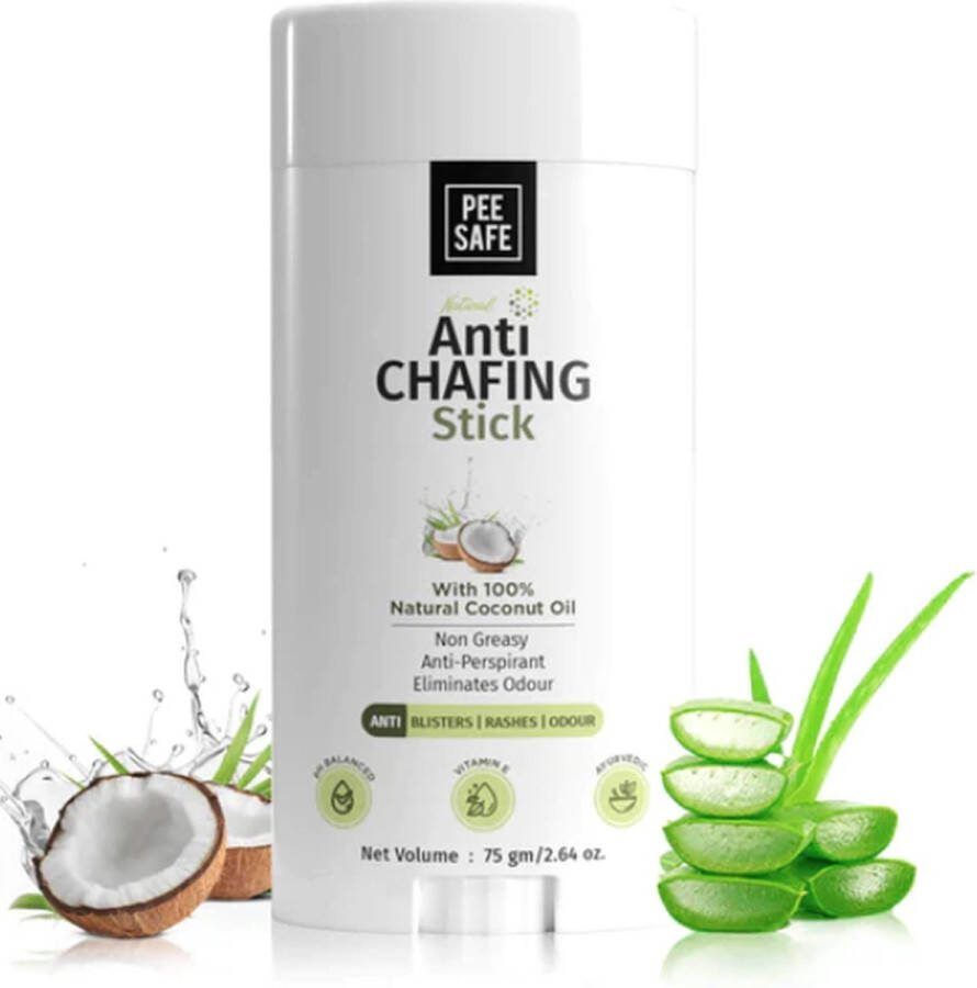 Pee Safe Anti-Schuur (anti-chafing) Stick – Bodycrème Vermindert Voorkomt wrijving en irritatie op gevoelige plekken. Inhoud: 75 (!) gram