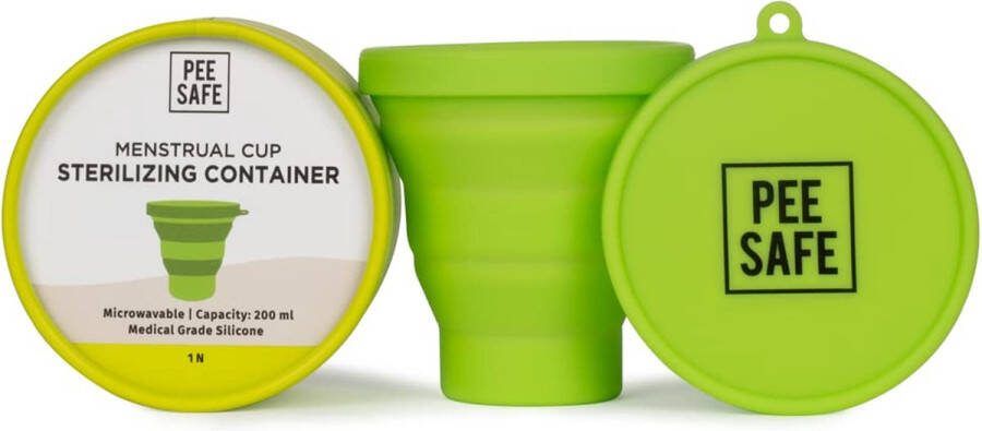 Pee Safe BodyWell: Menstruatiecup Sterilisator Houder (behalve voor cups ook voor discs en intieme speeltjes te gebruiken)