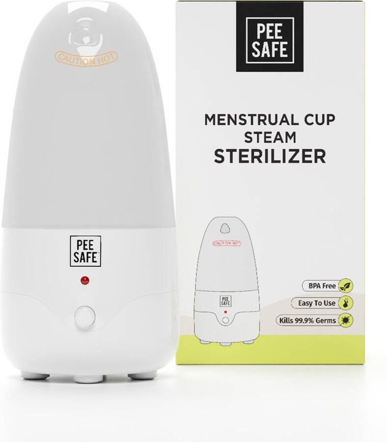 Pee Safe BodyWell: Menstruatiecup Stoom Sterilisator behalve voor cups ook voor discs en intieme speeltjes
