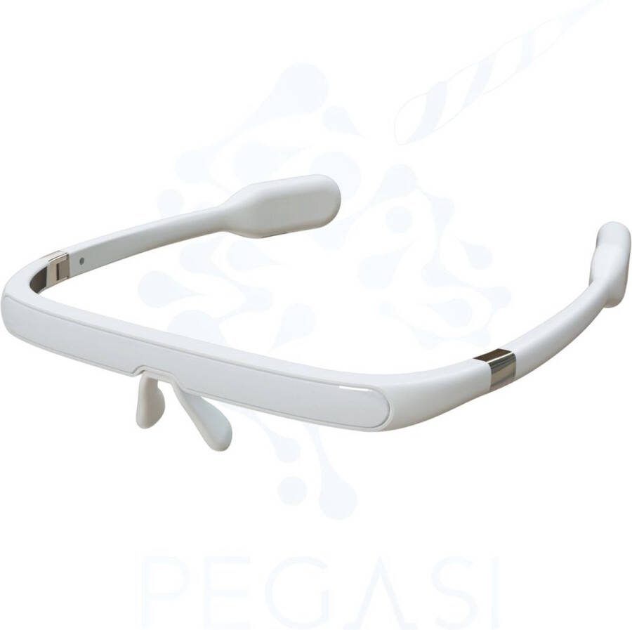 PEGASI Lichttherapiebril voor Goede Nachtrust Comfortabele Daglichtbril Stijlvolle Winterdepressie Bril Licht Therapie Bril Blauw Licht Bril Daglichtlamp Lichttherapie Lamp Lichttherapielamp Wit