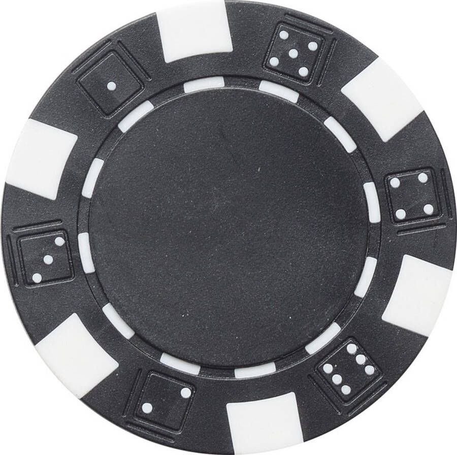 PEGASI pokerchip 11.5g black 25st. Texas Hold'em Poker Chips Fiches voor Pokeren