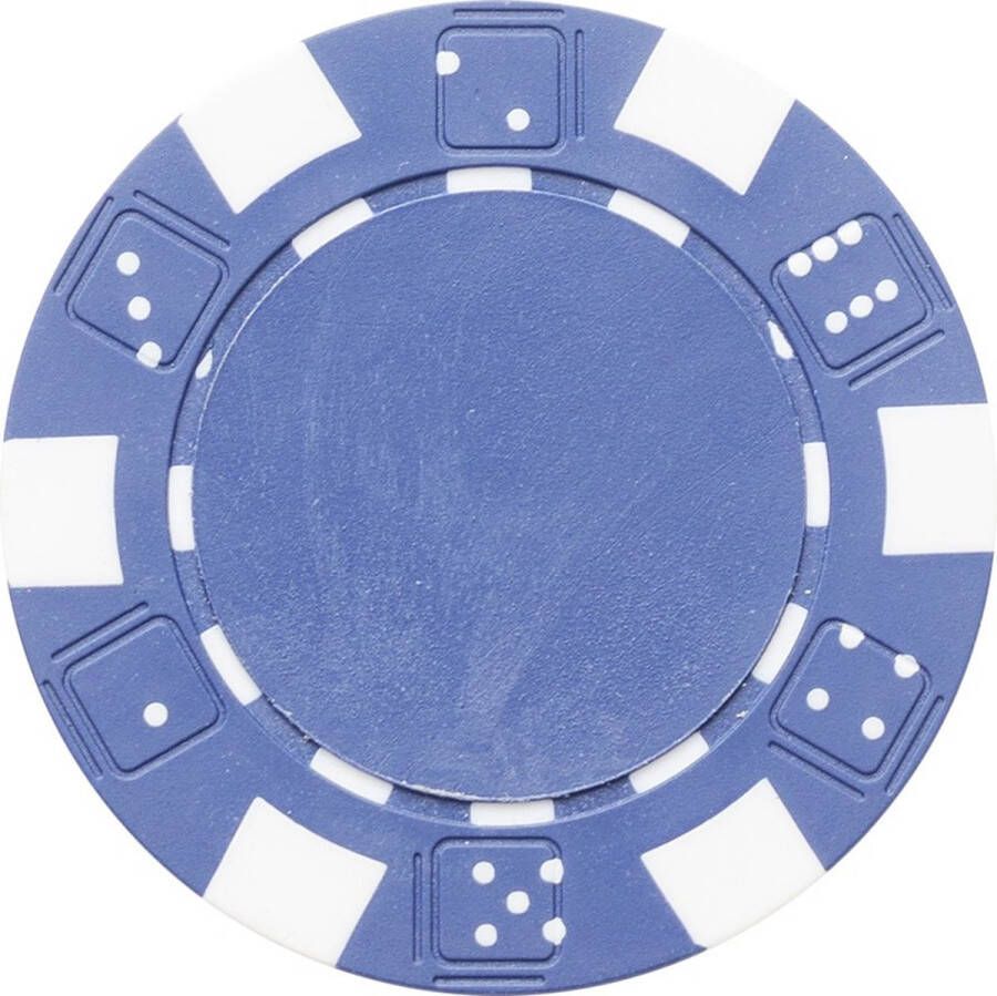 PEGASI pokerchip 11.5g blue 25st. Texas Hold'em Poker Chips Fiches voor Pokeren