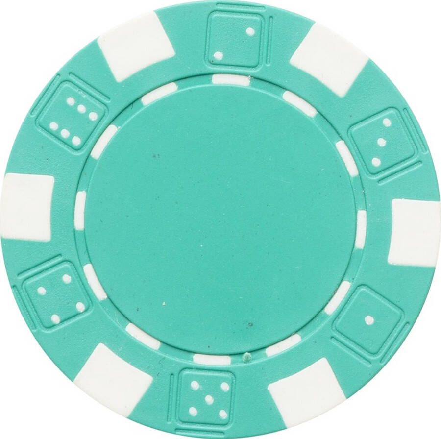 PEGASI pokerchip 11.5g green 25st. Texas Hold'em Poker Chips Fiches voor Pokeren