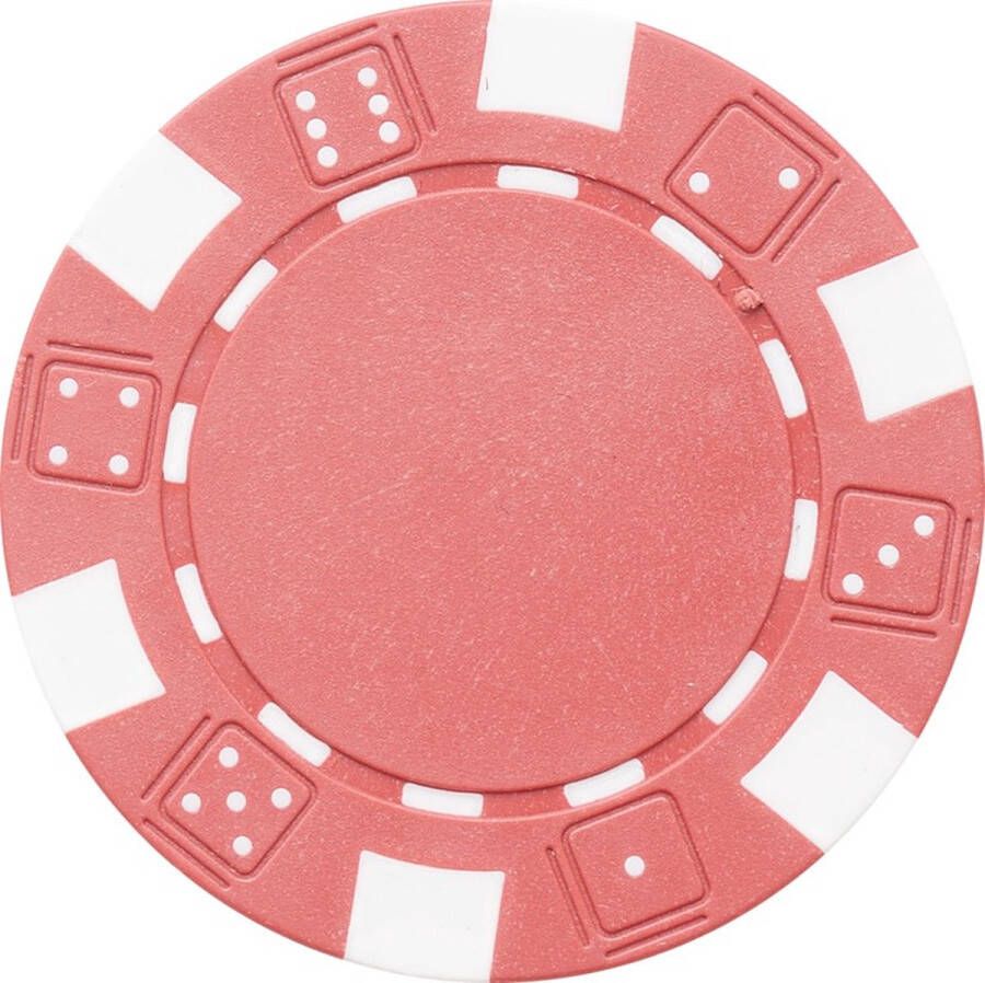 PEGASI pokerchip 11.5g red 25st. Texas Hold'em Poker Chips Fiches voor Pokeren