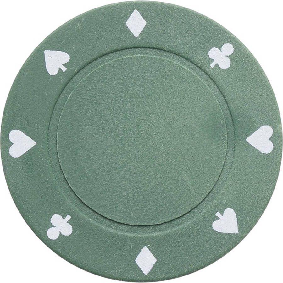 PEGASI pokerchip 4g green 25st. Texas Hold'em Poker Chips Fiches voor Pokeren
