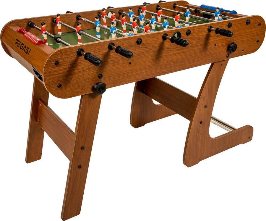 PEGASI Voetbaltafel Active Hout Kickertafel Inklapbaar 122x61x80cm Incl. accessoires