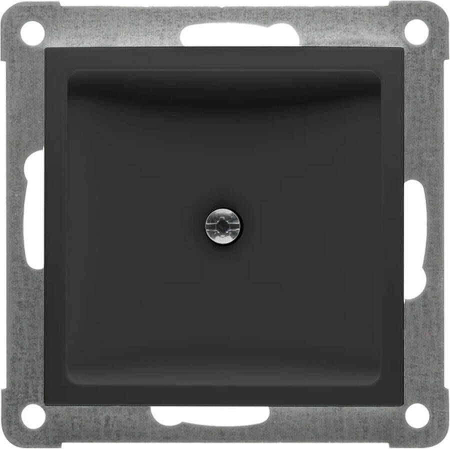 PEHA BADORA blindplaat Mat zwart D 11.477.193