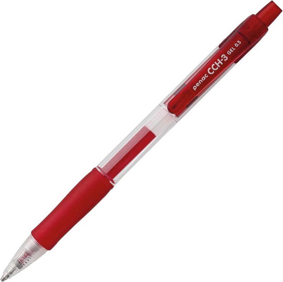 Penac CCH-3 Gel Pen 0.5mm Rode Inkt