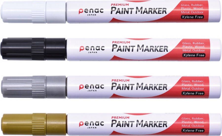 Penac Japan Paint markers 4-pack verfstiften