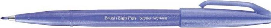 Pentel Brush sign pen blauw violet