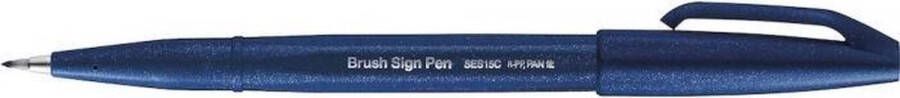 Pentel Brush sign pen donkerblauw