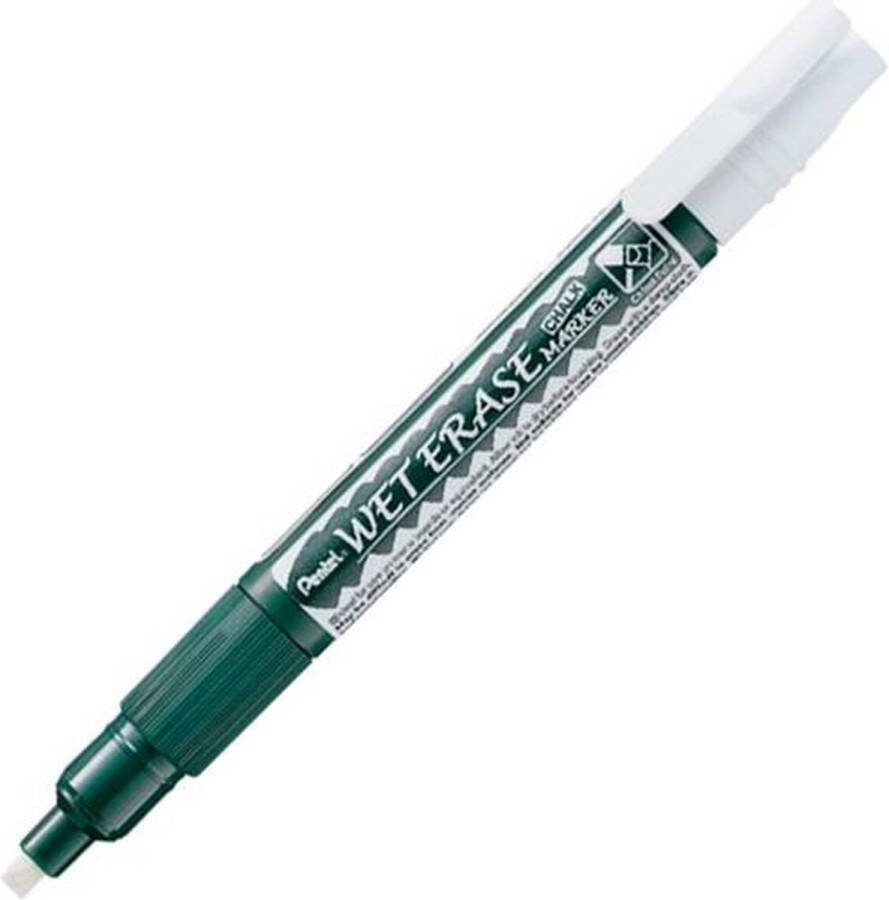 Pentel Viltstift SMW26 krijtmarker wit 1.5-4mm 12 stuks