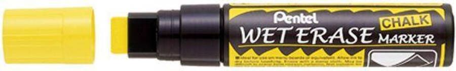 Pentel Viltstift SMW56 krijtmarker geel 8-16mm | 12 stuks