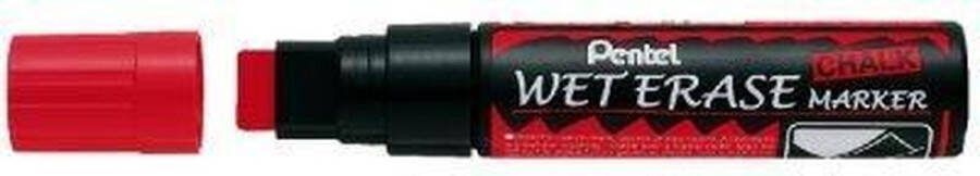 Pentel KRIJTSTIFT SMW56 WET ERASE BLOK 8-16MM ROOD